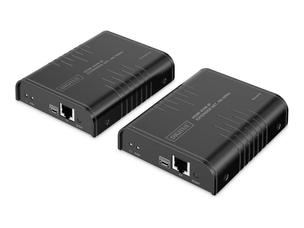 Server – muud tarvikud Digitus  HDMI KVM IP Extender Set, 4K/60Hz