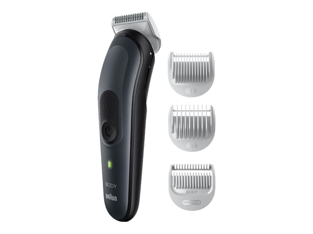 Триммер для волос Braun  Body Groomer | BG3340 | Cordless | Black/Grey