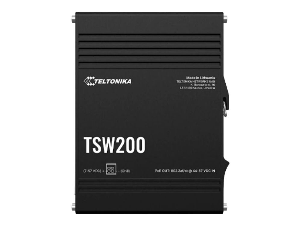 Server – muud tarvikud Teltonika  TSW200 Ethernet Switch 8x1GbE, PoE+ (TSW2000000B0) |