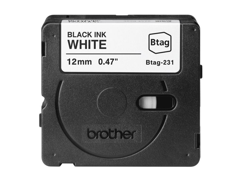 Tarvikud ja tarvikud Brother  BTAG-231 | Black on White | Btag