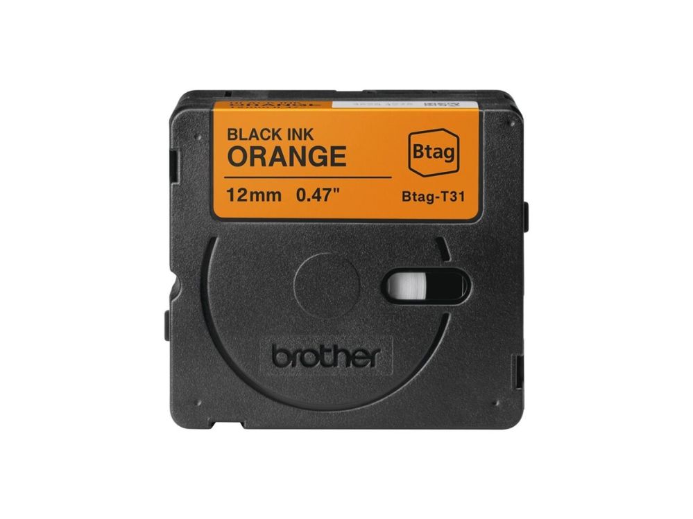 Аксессуары и расходные материалы Brother  BTAG-T31 | Black on Orange | Btag