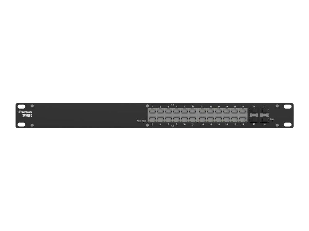 Server – muud tarvikud Teltonika  Managed PoE+ switch 12x PoE+& 12 x Gigabit Ethernet ports PROFINET and MRP support |
