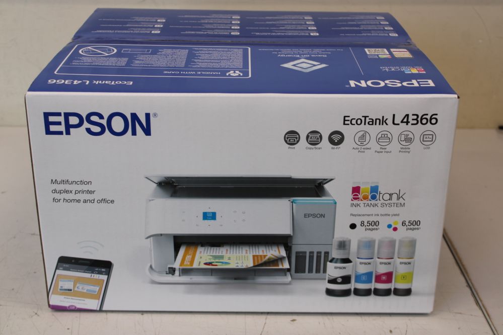 Printerid EPSON  SALE OUT.  Multifunctional printer | EcoTank L4366 | Inkjet | Colour | A4 | Wi-Fi | DAMAGED PACKAGING