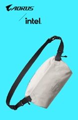 Сумка для портативных компьютеров Gigabyte  AORUS Intel | Sling Bag | Grey