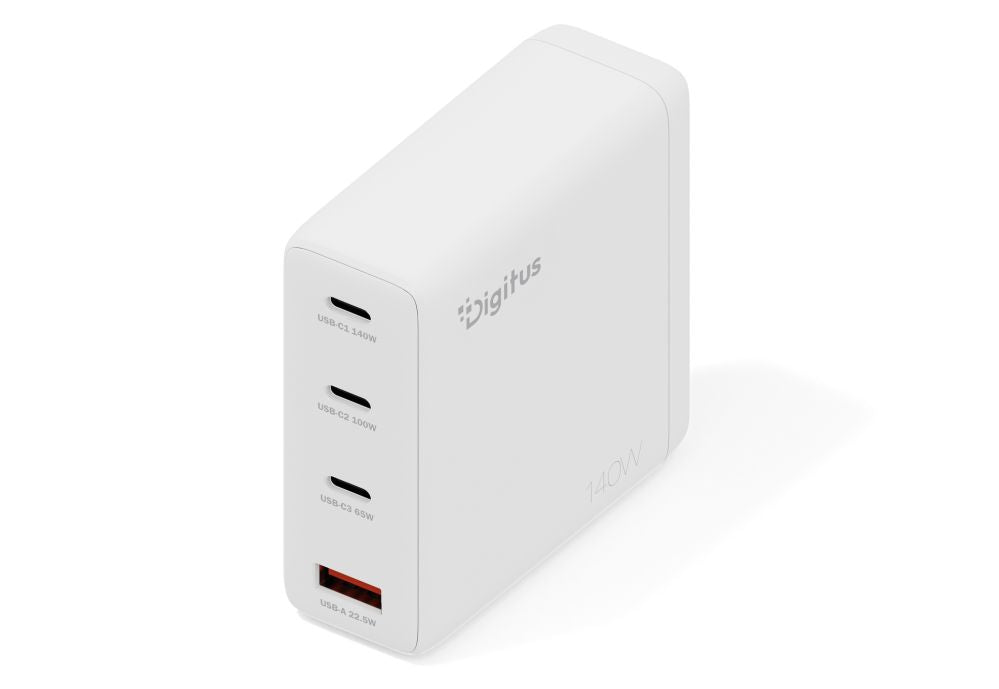 Other Computer Accessory Digitus  USB GaN Charger 140W, 3x USB-C, 1x USB-A | DA-10305