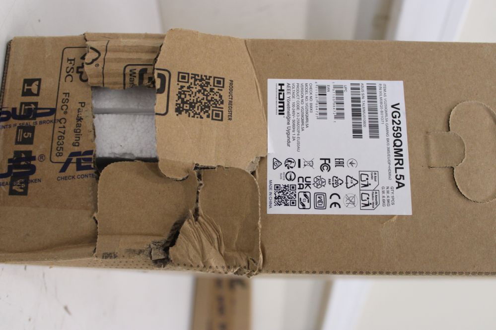 Монитор Asus  SALE OUT.  |  TUF Gaming VG259QMRL5A | 24.5 " | Fast IPS | 16:9 | 310 Hz | 1 ms | 1920 x 1080 pixels | 400 cd/m² | HDMI ports quantity 2 | DAMAGED PACKAGING