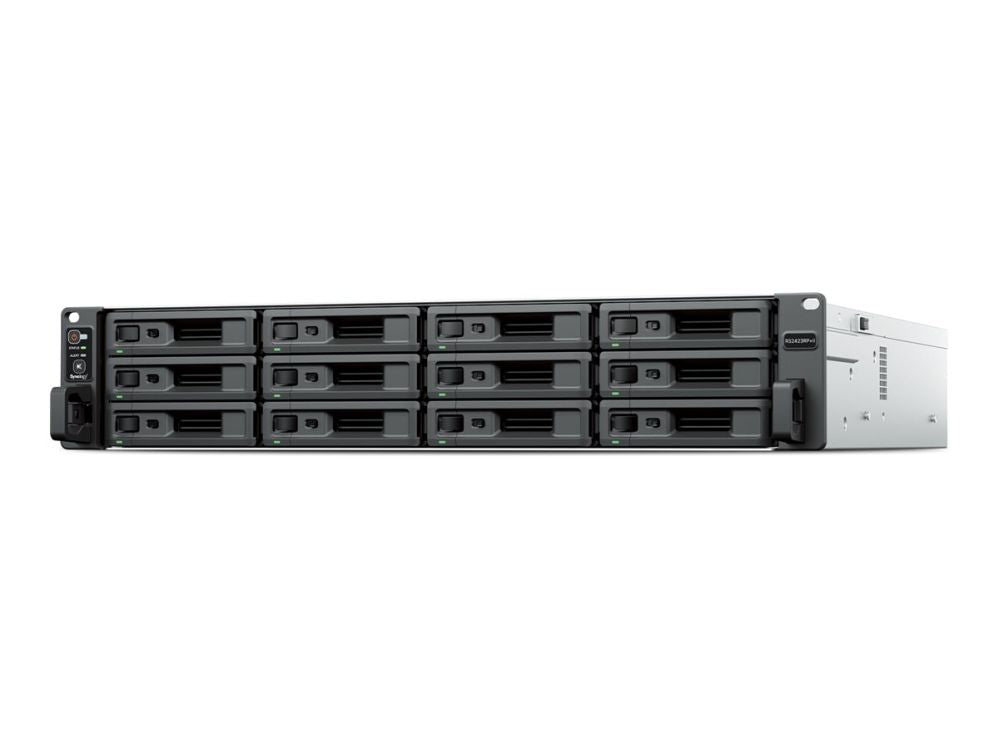 Flash drive Synology  RackStation RS2423RP+II | Efficient storage for centralized data management | AMD Ryzen | V1780B | 8 GB | DDR4 | Black