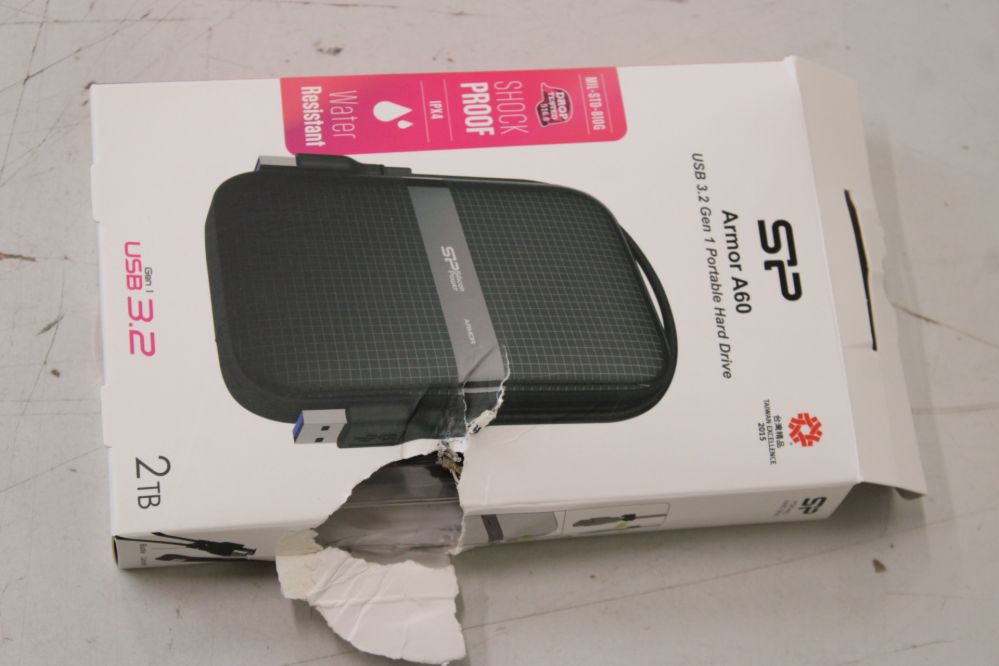 Флеш-накопитель Silicon power  SALE OUT.  HDD A60 | 2000 GB | 2.5 " | USB 3.2 Gen 1 | Black | DAMAGED PACKAGING