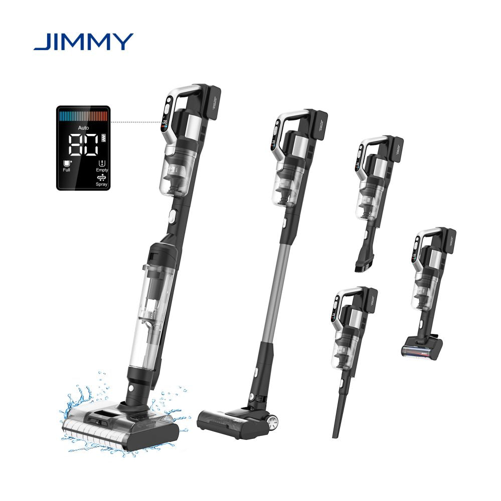 Tolmuimeja Jimmy  Vacuum cleaner and washer | PW11 Pro Max-B | Cordless operating | Washing function | 460 W | 21.6 V | Operating time (max) 40-80 min | Black/Silver