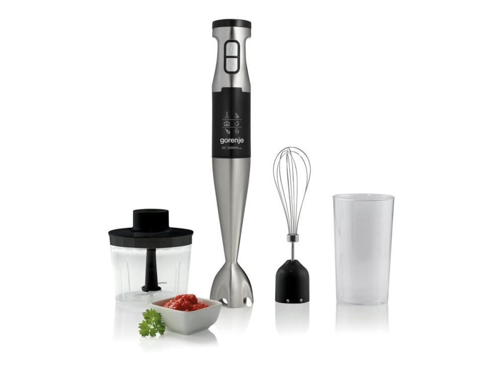 Mixers and blenders GORENJE  Hand blender | HBX1000E | Hand Blender | 1000 W | Jar material Plastic | Jar capacity 0.5 L | Black