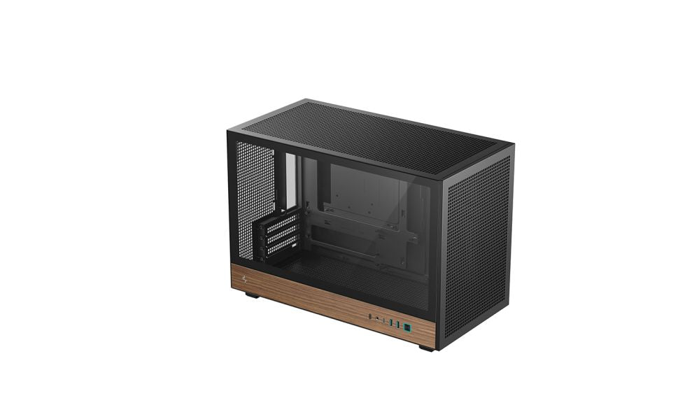 Arvuti korpus Deepcool  Case | CH260 Wood | Black | Micro Tower