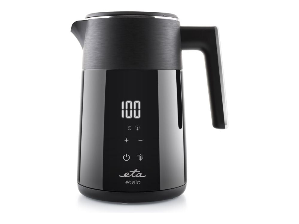 Чайник ETA  Kettle |  Etela 9596 90000 |  2200 W | Electric | 1.5 L | Stainless steel | 360° rotational base | Black