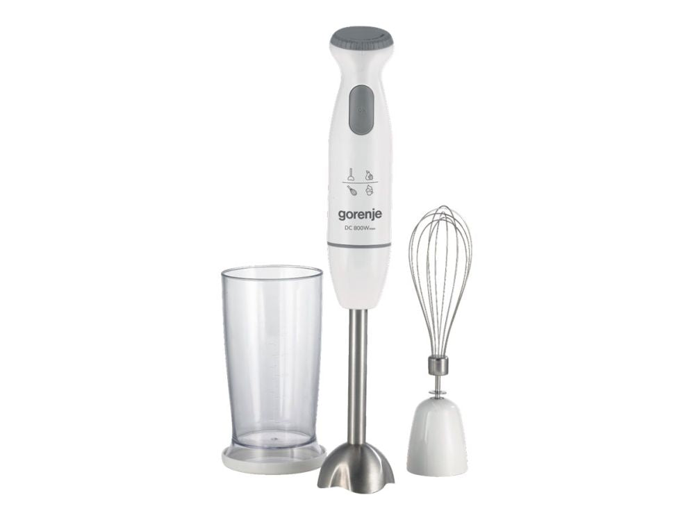 Mixers and blenders GORENJE  Hand blender | HBC802QW | Hand Blender | 800 W | Jar material Plastic | Jar capacity 0.5 L | White