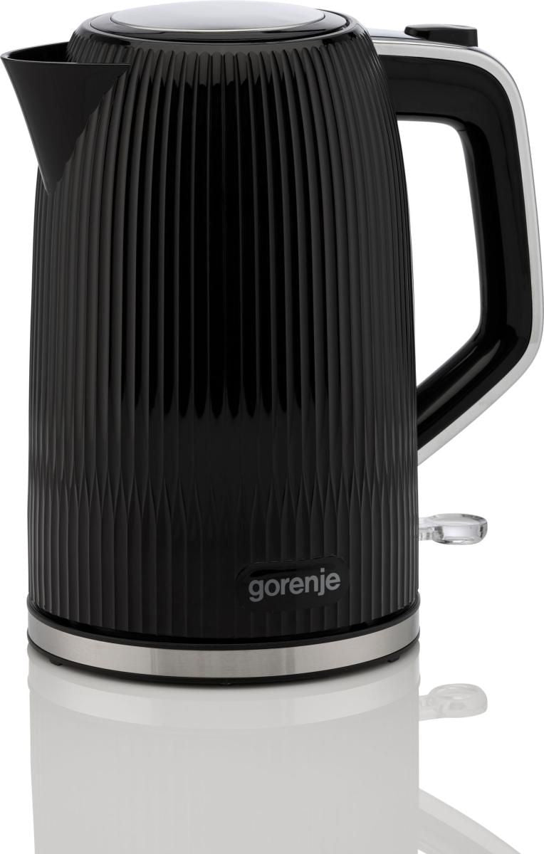 Veekeetja GORENJE  K17DPB | Kettle | Electric | 1.7 L | 2200 W | Plastic/Stainless steel | 360° rotational base | Black