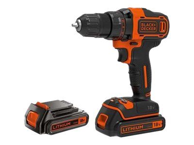 Other small household appliances Black & Decker  Black&Decker 18v2G DD w 400mA ch in kitbox 2 batts BDCDD186KB-QW |