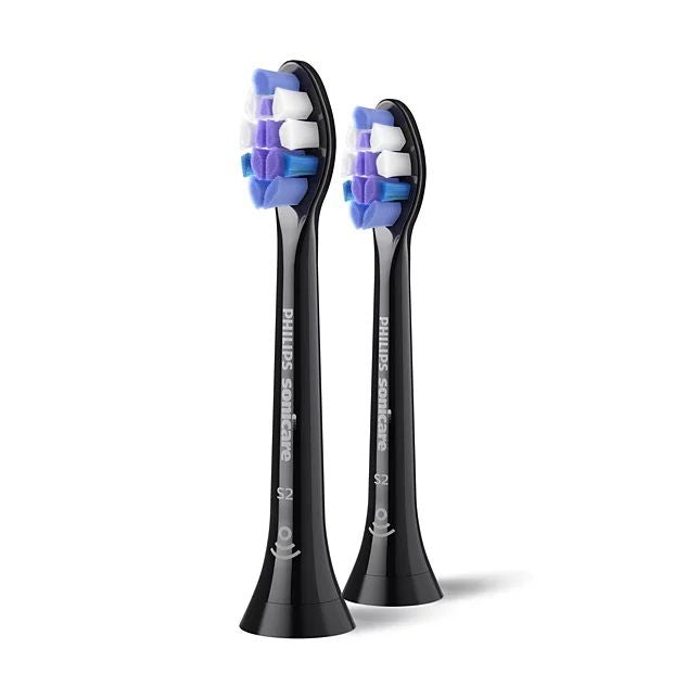 Hambahari Philips  Replacement brush heads | HX6052/88 Sonicare Sensitive | Heads | For adults | Number of brush heads included 2 | Black