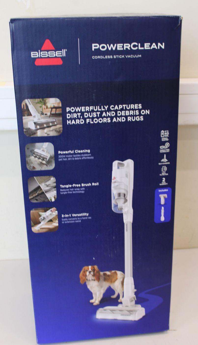 Tolmuimeja Bissell  SALE OUT.  Stick Vacuum | PowerClean | Cordless operating | 200 W | Operating time (max) 40 min | Warm White/Gray/Sparkling Silver | Warranty 24 month(s) | USED, DIRTY, SCRATCHES, MISSING INNER PACKAGING