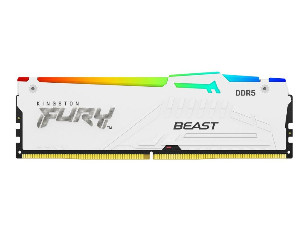RAM DDR4 Kingston  KF564C32BWEA-16 16GB 6400MT/s DDR5 CL32 DIMM FURY Beast White RGB EXPO |
