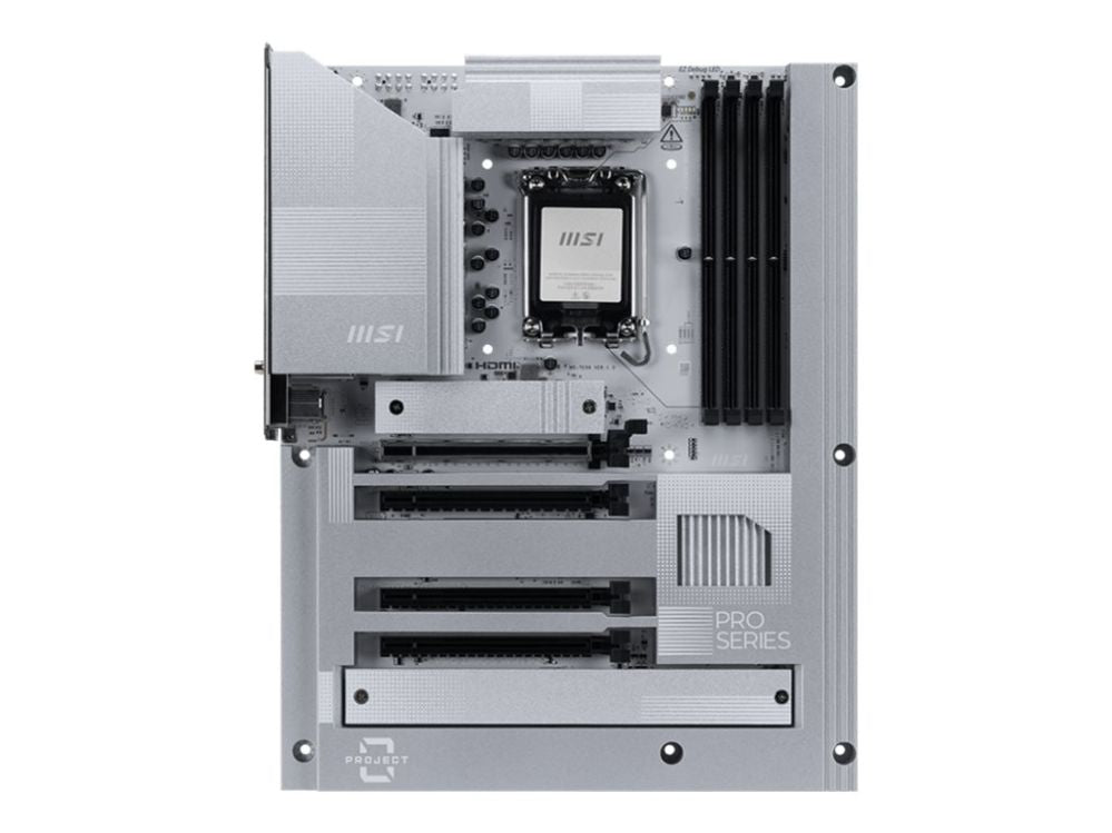 Материнская плата для процессоров Intel MSI  PRO Z890-S WIFI PZ | Processor family Intel | Processor socket LGA1851 | DDR5 | Supported hard disk drive interfaces SATA, M.2 | Number of SATA connectors 4