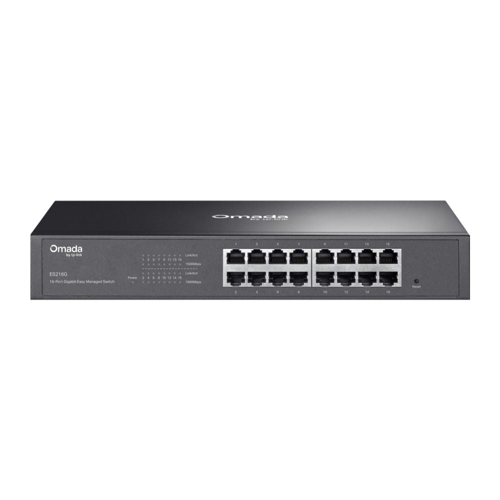 Server – muud tarvikud TP-Link  ES216G |  Omada 16-Port Gigabit Easy Managed Switch | Desktop/Rackmountable | Managed | Power supply type 100-240 V, 50/60 Hz