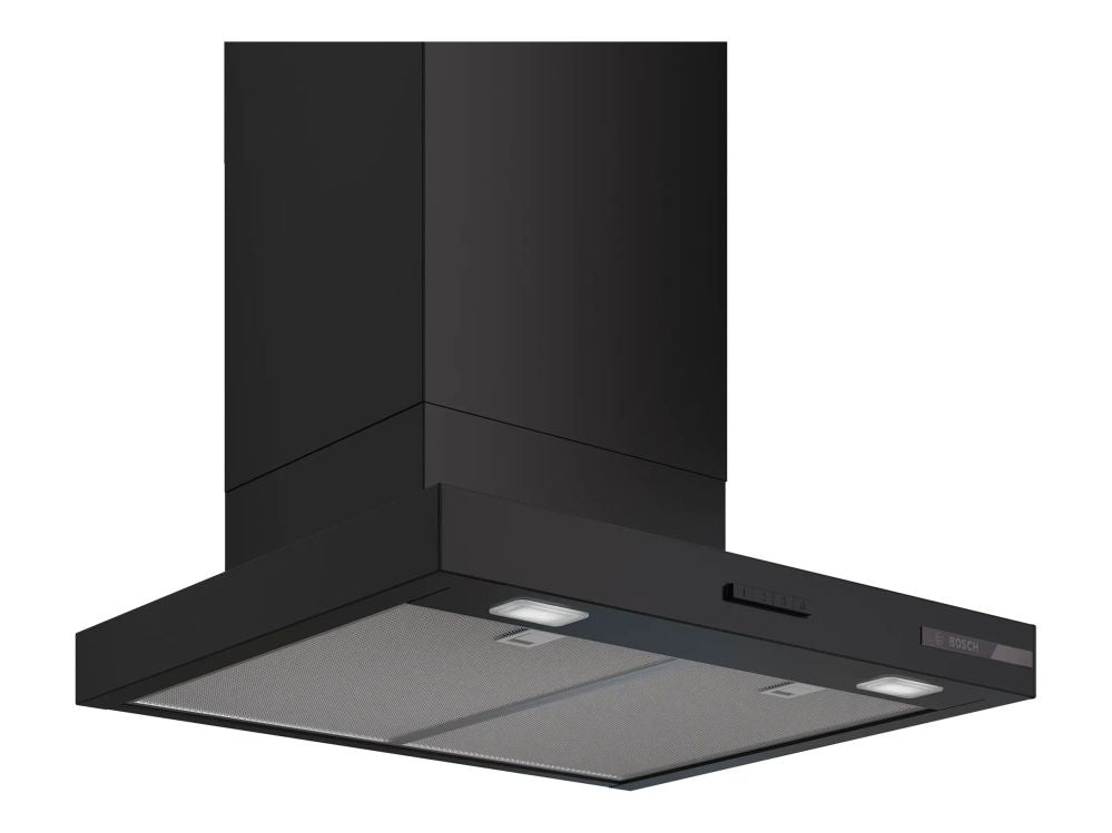 Встраиваемая вытяжка Bosch  DWB65CC60 Wall-mounted Extractor Hood, B, Width 60 cm, Max extraction power in intensive mode 594 m3/h, Matte Black |