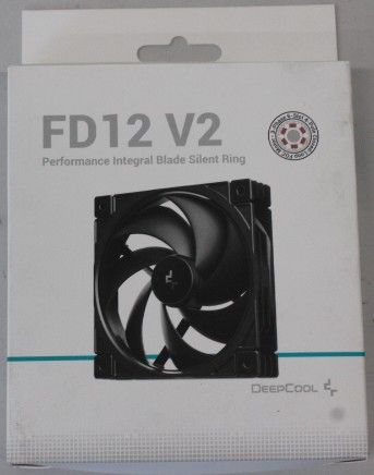Кулер Deepcool  SALE OUT.  cooling fan R-FD12V2-BKNPN1-G |  Cooling Fan | FD12 V2 | Black | DAMAGED PACKAGING