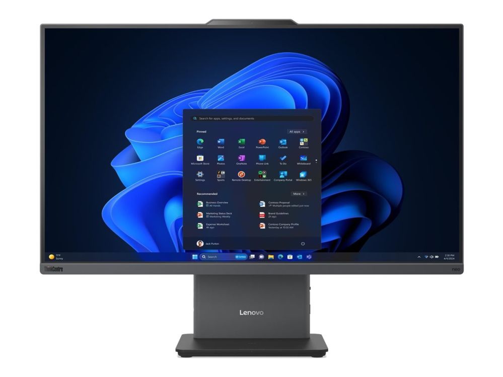 Personaalarvuti Lenovo  ThinkCentre neo 50a Gen 6 23.8 FHD Touch ULT5-226V/16GB/512GB/Intel Arc Graphics 130V/WIN11 Pro/ENG kbd/Luna Grey/3Y Warranty |
