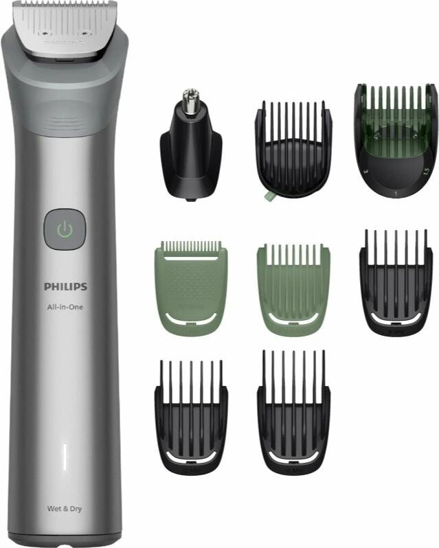 Триммер для волос Philips  All-in-One Hair trimmer | MG5931/15 Series 5000 | Cordless | Number of length steps 13 | Step precise 0.5 mm | Light gray