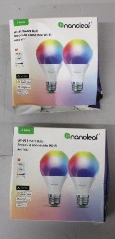LED pirn Nanoleaf  SALE OUT.  Essentials Smart A60 Bulb E27 Matter WiFi 9W 900Lm RGBCW 2700-6500K, 2pcs pack |  Essentials Smart A60 Bulb Matter WiFi 900Lm 2700-6500K, 2pcs pack | E27 | 9 W | RGBCW | DAMAGED PACKAGING