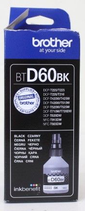 Tarvikud ja tarvikud Brother  SALE OUT.  BTD60BK Ultra High Black Ink | SALE OUT.  Cartridge | BTD60BK | Inkjet | Black | DAMAGED PACKAGING