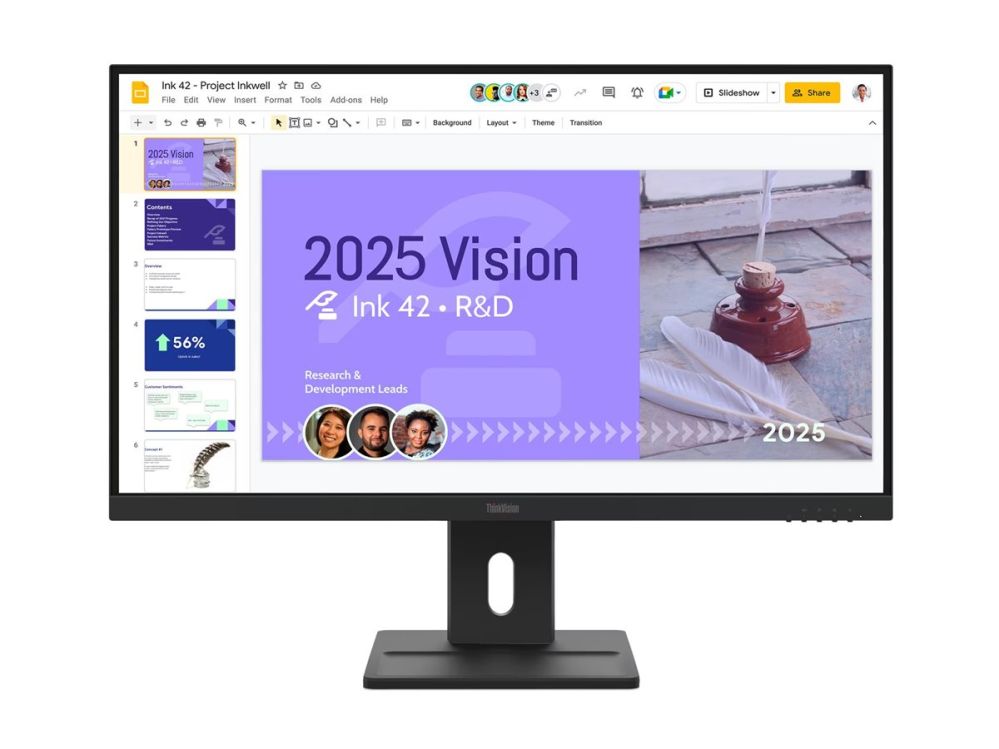 Монитор Lenovo  | ThinkVision E27Q-40 | 27 " | IPS | QHD | 16:9 | 100 Hz | 4 ms | 2560 x 1440 pixels | 350 cd/m² | HDMI ports quantity 2 | Black