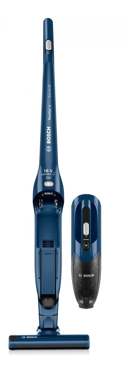 Пылесос Bosch  | Vacuum Cleaner | Readyy'y 16Vmax BBHF216 | Cordless operating | Handstick and Handheld | - W | 14.4 V | Operating time (max) 36 min | Blue | Warranty 24 month(s) | Battery warranty 24 month(s)