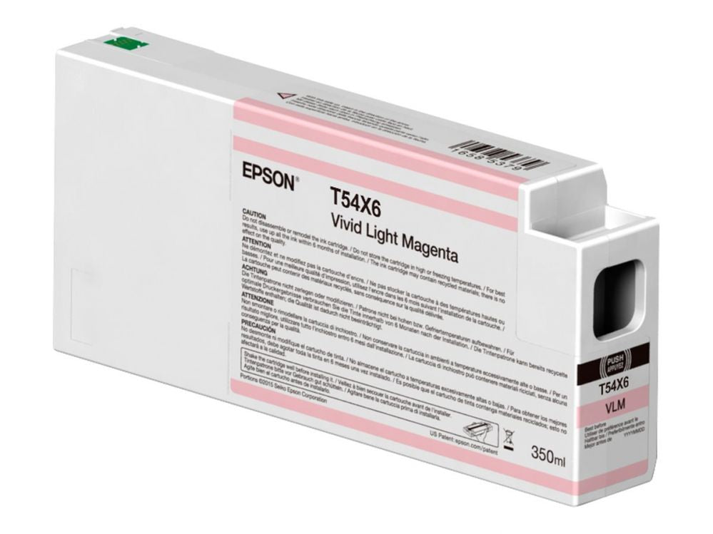 Аксессуары и расходные материалы EPSON  Singlepack T54X60N UltraChrome HDX/HD 350ml Vivid Light Magenta