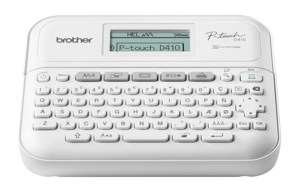 Принтер Brother  PT-D410 | Mono | Thermal | Label Printer | White