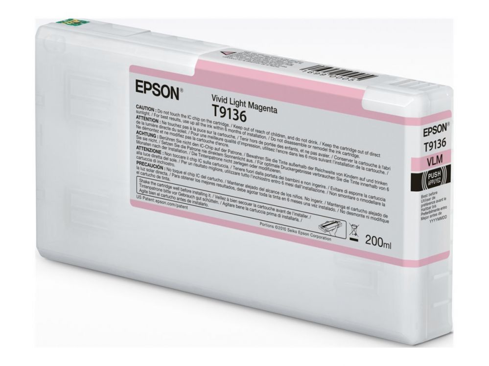 Tarvikud ja tarvikud EPSON  T91360N Ink Cartridge Vivid Light Magenta