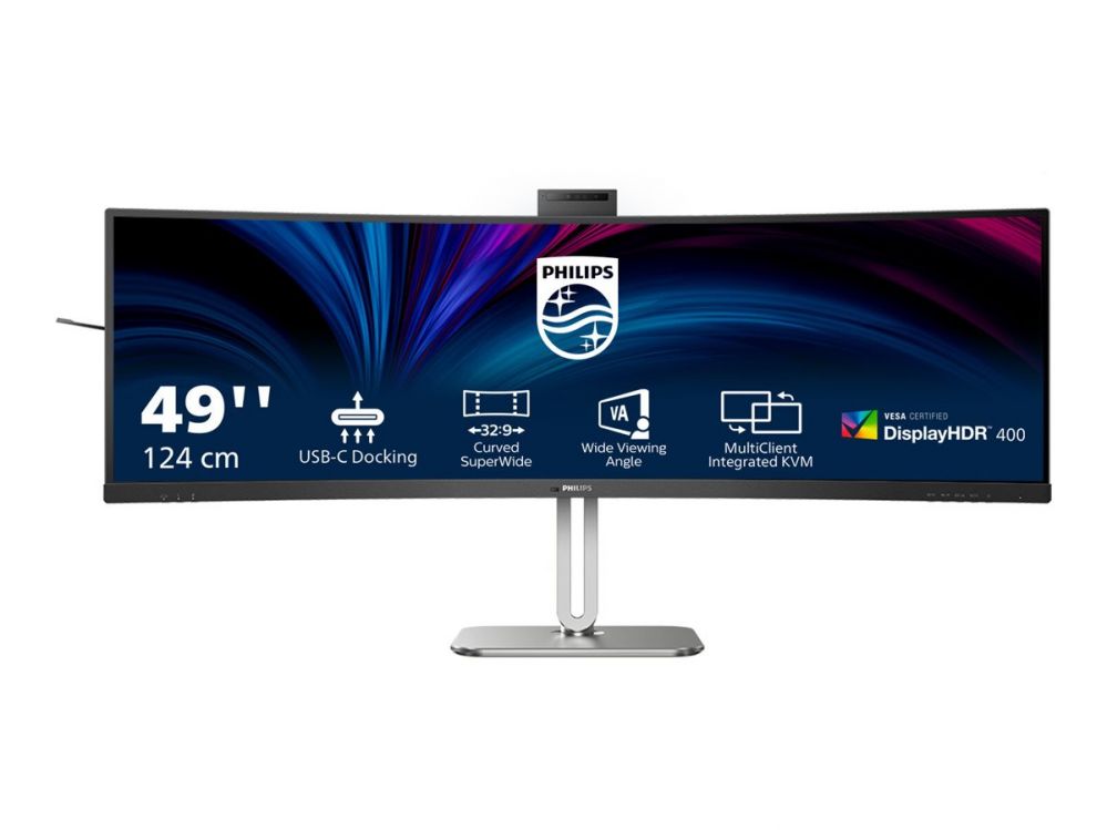 Монитор Philips  49B2U5900CH/00 | 48.8 " | VA | 5120 x 1440 pixels | 32:9 | 4 ms | 450 cd/m² | HDMI ports quantity 2 | 75 Hz