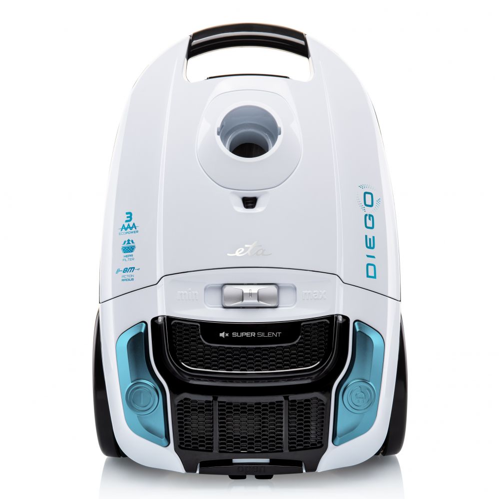 Tolmuimeja ETA  Vacuum Cleaner | 552190000 Diego | Bagged | Power 800 W | Dust capacity 3 L | White/Blue