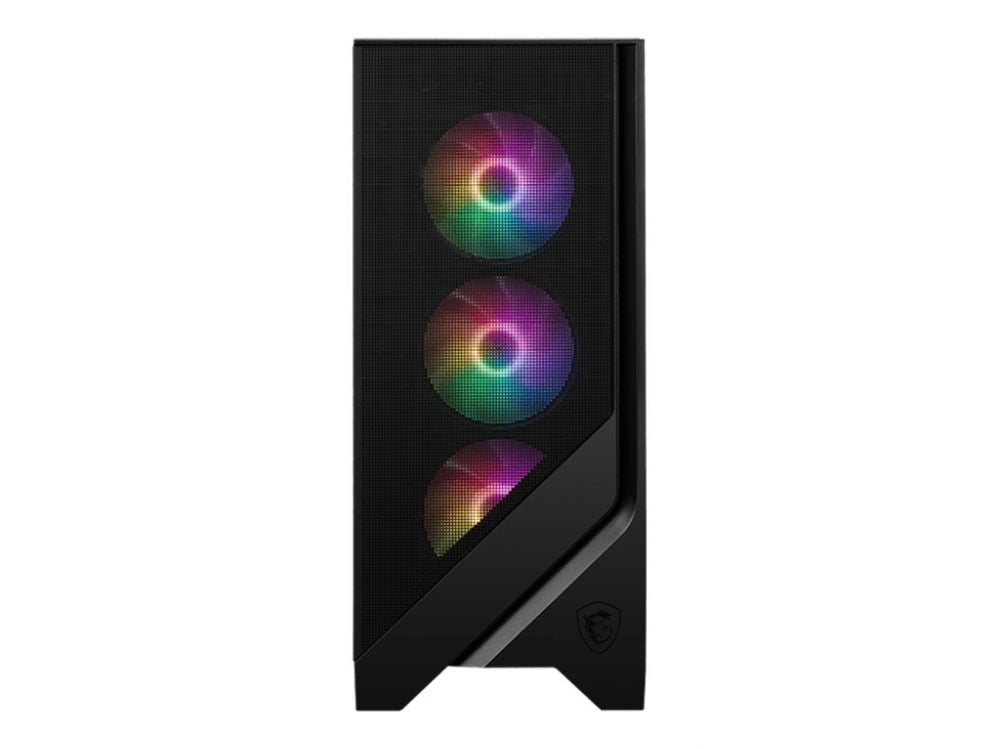 Computer case MSI  PC Case MAG FORGE 120A AIRFLOW Side window Black Mid-Tower Power supply included No
