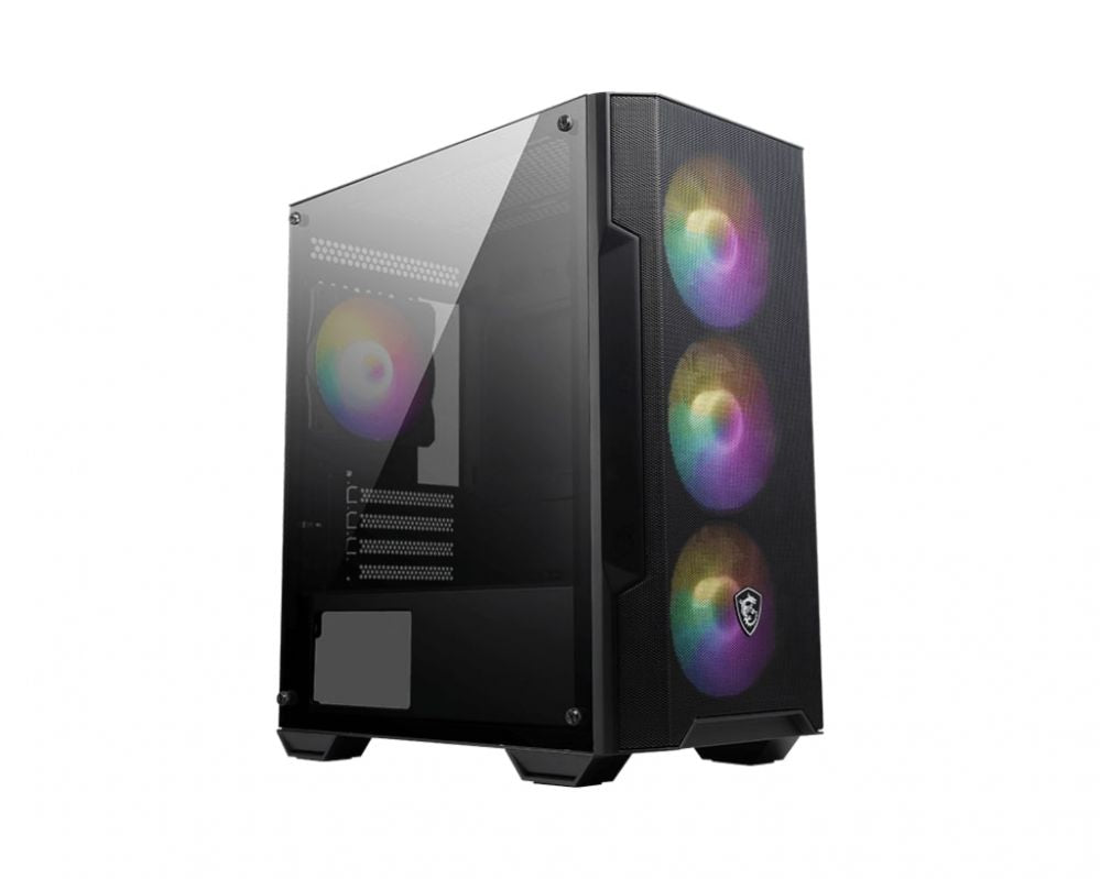 Arvuti korpus MSI  PC Case MAG FORGE M100A Black Micro ATX Tower Power supply included No