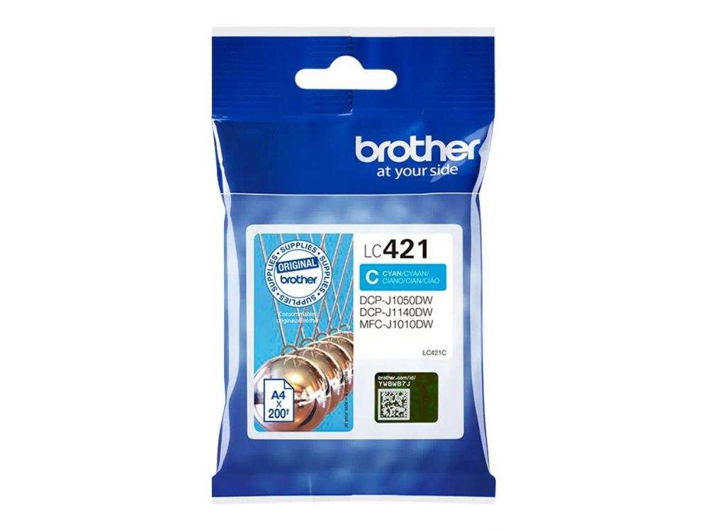 Tarvikud ja tarvikud Brother  LC421C Ink Cartridge Cyan |