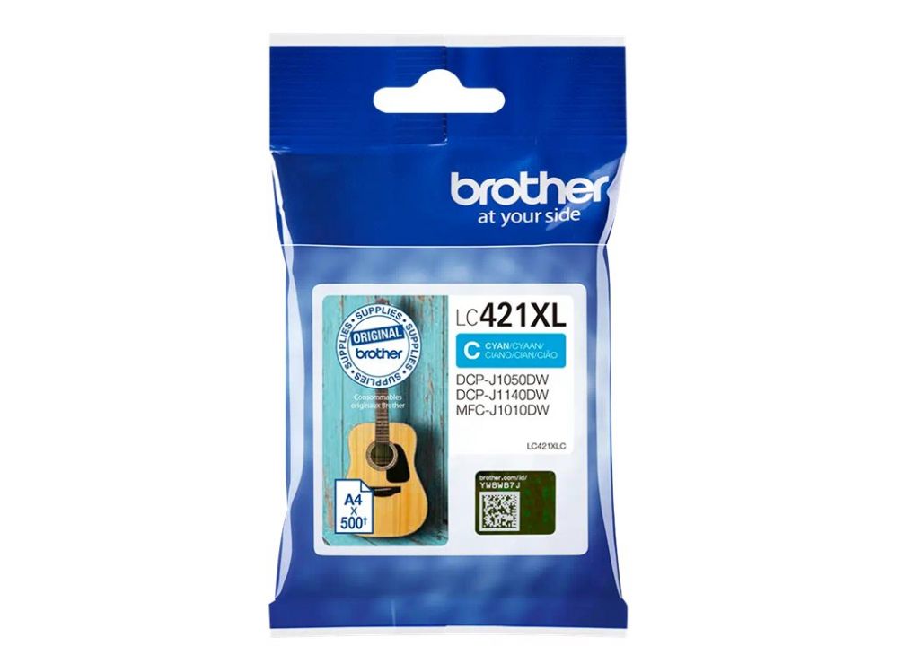 Tarvikud ja tarvikud Brother  LC421XLC Ink Cartridge, Cyan |
