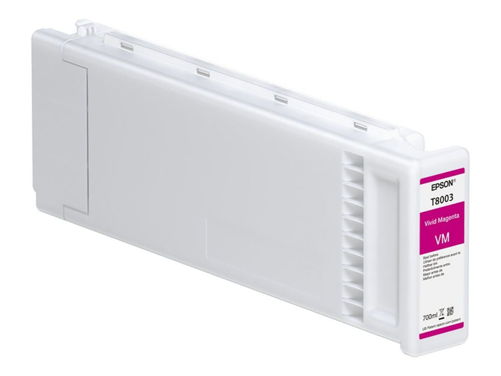 Printer accessories EPSON  Singlepack Vivid Magenta T80030N UltraChrome PRO 700ml |  C13T80030N |  T8003 - vivid magenta - original - ink cartridge |  UltraChrome PRO | Vivid magenta