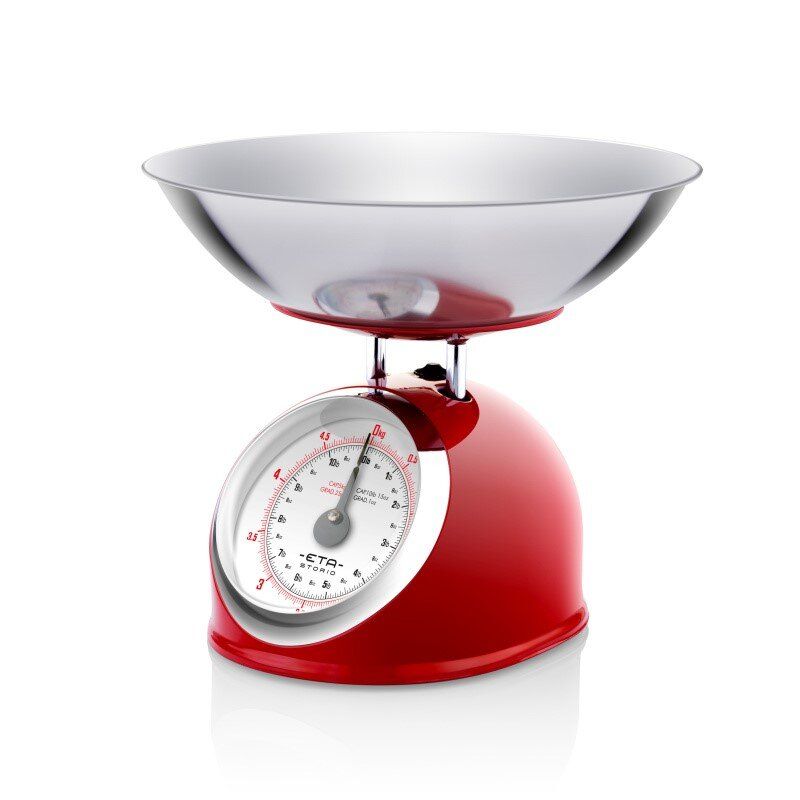 Köögikaalud ETA  | Kitchen scale | 577790030 Storio | Maximum weight (capacity) 5 kg | Graduation 25 g | Display type | Red