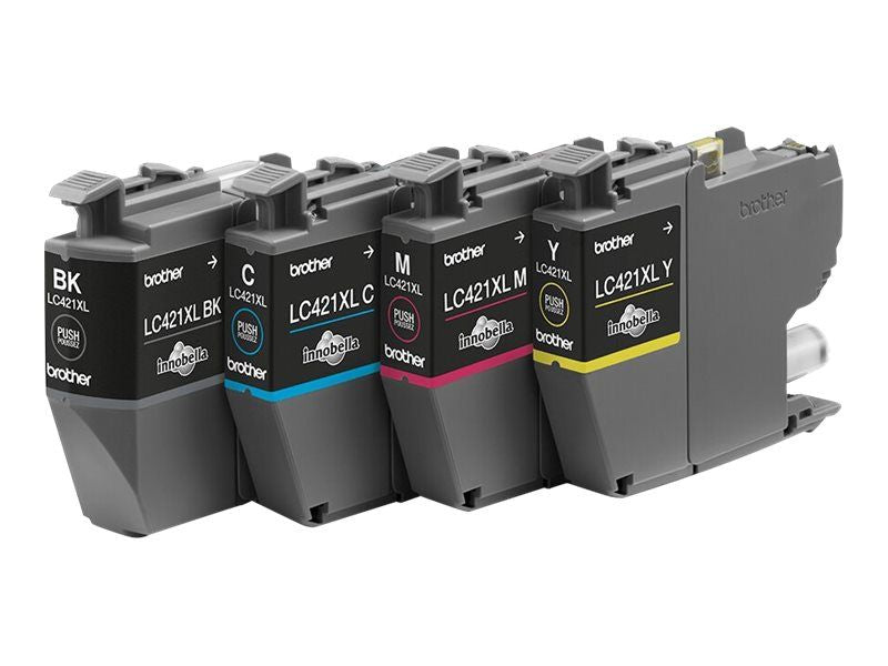 Tarvikud ja tarvikud Brother  LC421XLVAL Ink Cartridge Multipack |   LC | LC421XLVAL |  LC421XL - 4-pack - XL - black, yellow, cyan, magenta - original - ink cartridge | Ink cartridge | Black, yellow, cyan, magenta