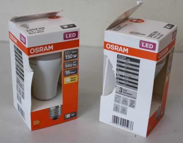Server – muud tarvikud Osram  SALE OUT.  Parathom Classic LED 150 non-dim 19W/827 E27 bulb, DAMAGED PACKAGING | Parathom Classic LED | E27 | 19 W | Warm White | DAMAGED PACKAGING