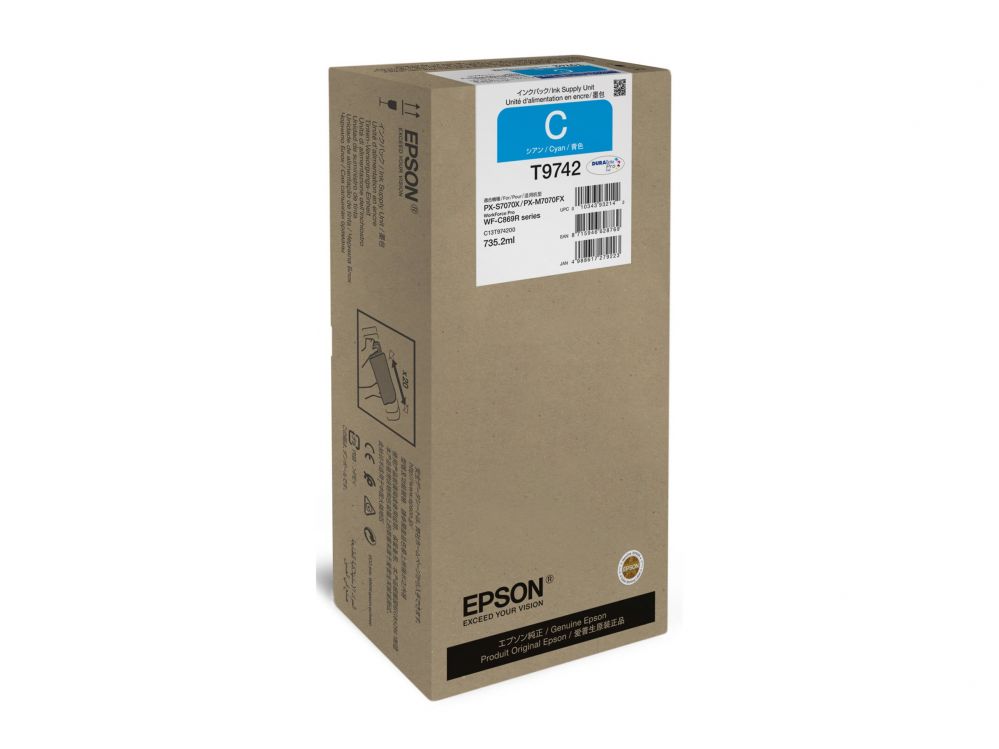 Tarvikud ja tarvikud EPSON  XXL Ink Supply Unit | WorkForce Pro WF-C869R | Ink pack | Cyan