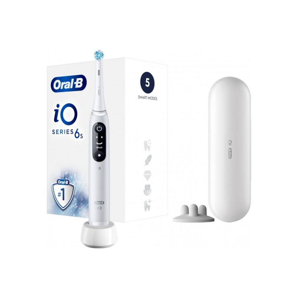 Зубная щётка Oral-B  Electric Toothbrush | iO6 | Rechargeable | For adults | Number of brush heads included 1 | Number of teeth brushing modes 5 | White