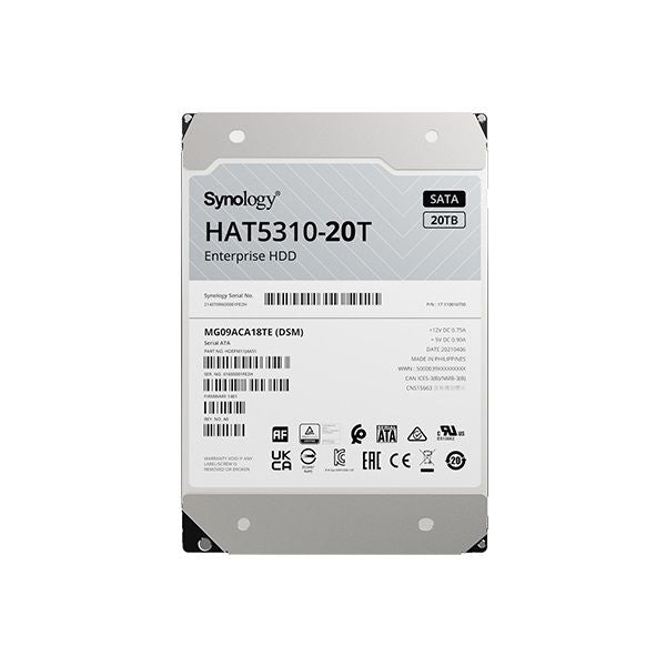 Hard drive HDD Synology  20000 GB | 7200 RPM | Hard Drive | HAT5310-20T