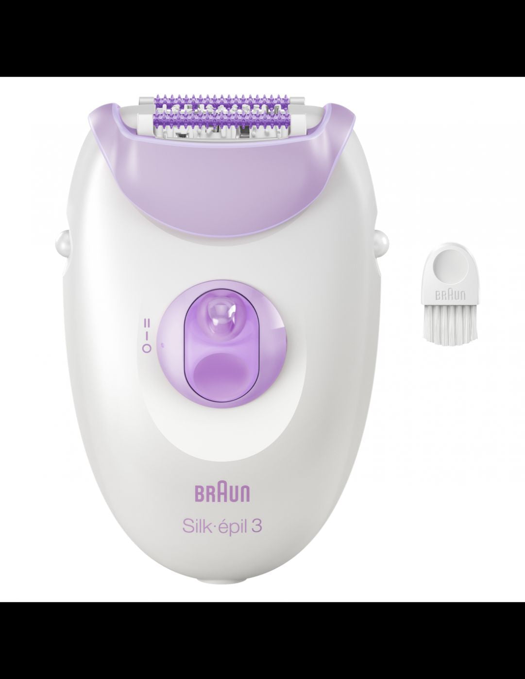 Epilator Braun | Epilator | SE3-000 Silk-épil 3 | Number of power levels 2 | White/Purple