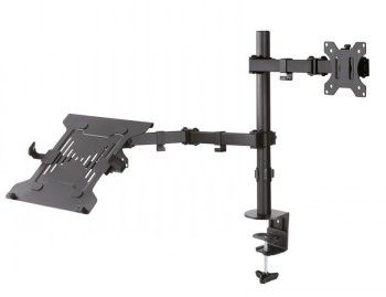 TV bracket NEOMOUNTS BY NEWSTAR  NEWSTAR FLAT SCREEN & NOTEBOOK DESK MOUNT (CLAMP/GROMMET)  10-32" BLACK